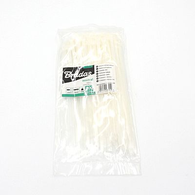 TIRE UPS WHITE 100PCS