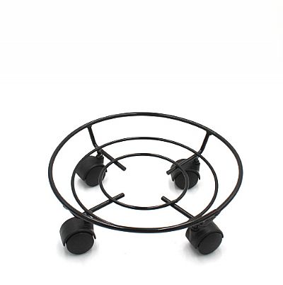 METAL BASE WITH WHEELS FOR POTS 24cm