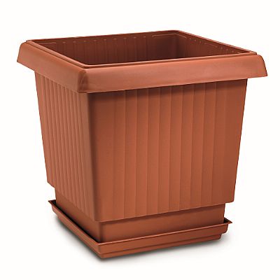 SQUARE POT IONIAN 31X31cm