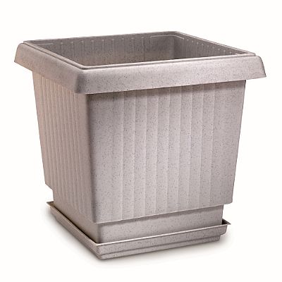 SQUARE POT IONIAN 34X34cm