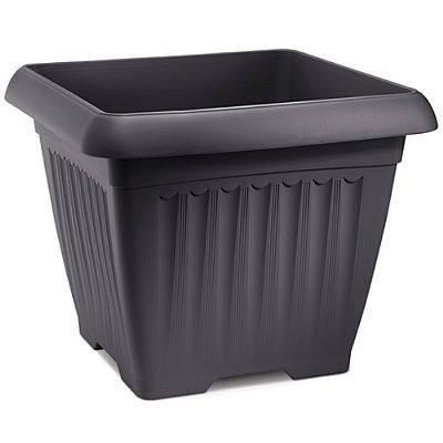 SQUARE POT CORFU 40cm